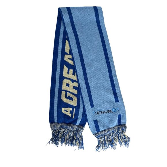 Pittsburgh Penguins A Great Day For Hockey Scarf  Blue Highmark BCBS Knitted - Picture 3 of 8